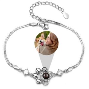 Gepersonaliseerde Fotoprojectie Armband Dierenpoot
